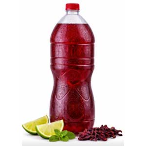 BOTELLA DE FLOR DE JAMAICA