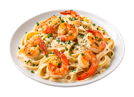 PASTA ALFREDO CON LANGOSTINOS