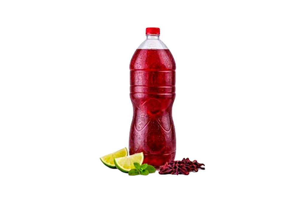 BOTELLA DE  2 LITROS  FLOR DE JAMAICA